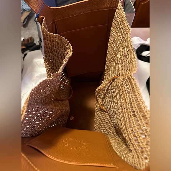 Simon Miller Banyan Straw Logo Extra Large Tote Natural - Picture 4 of 4